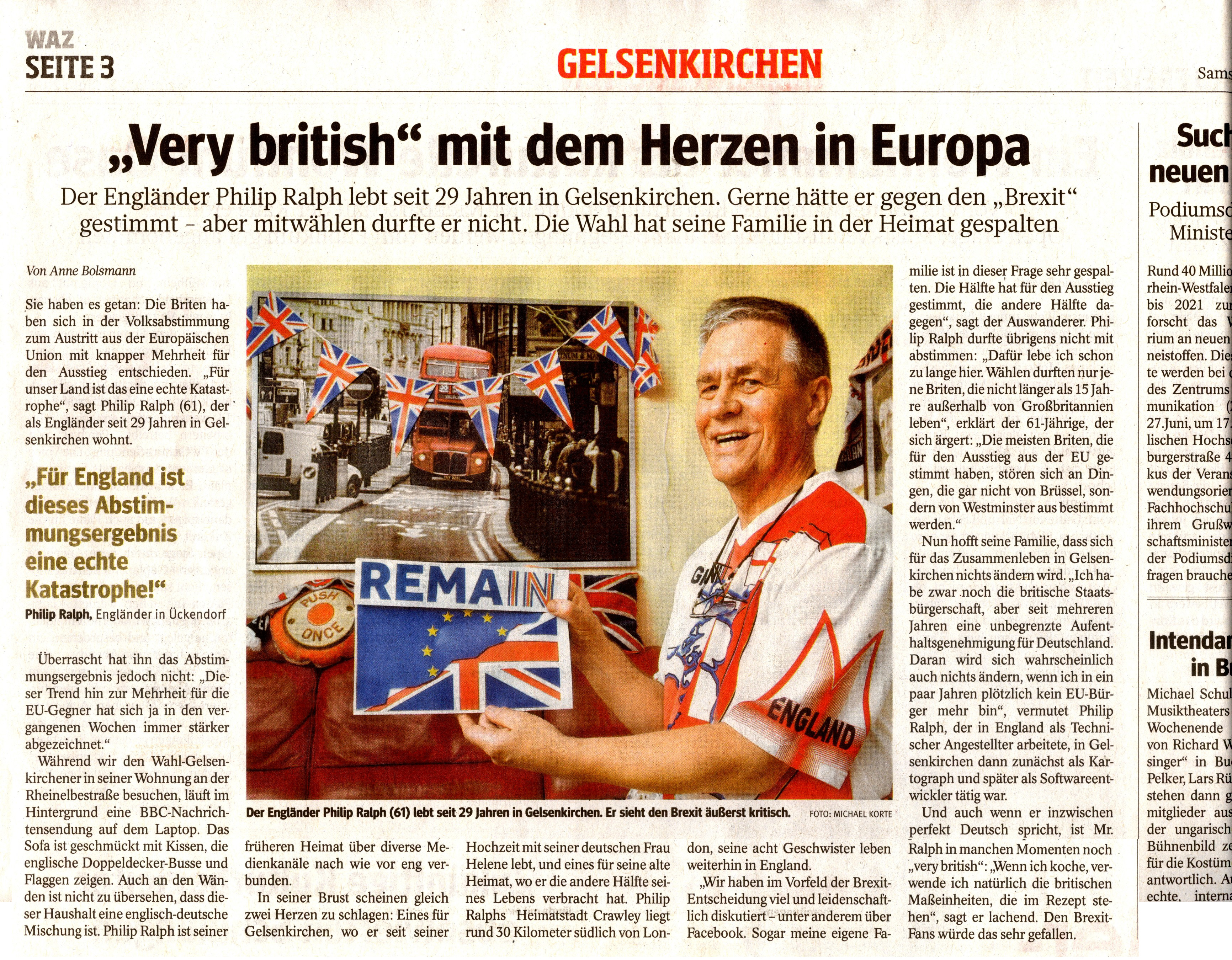 „Very british“ mit dem Herzen in Europa